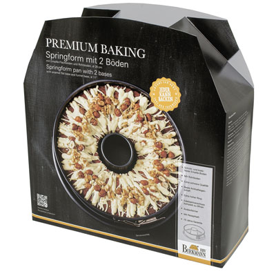 Springform mit 2 Böden Premium Baking 28 cm Ø