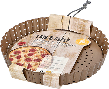 Quiche & Tarteform perforiert ab 20 cm Ø Laib & Seele