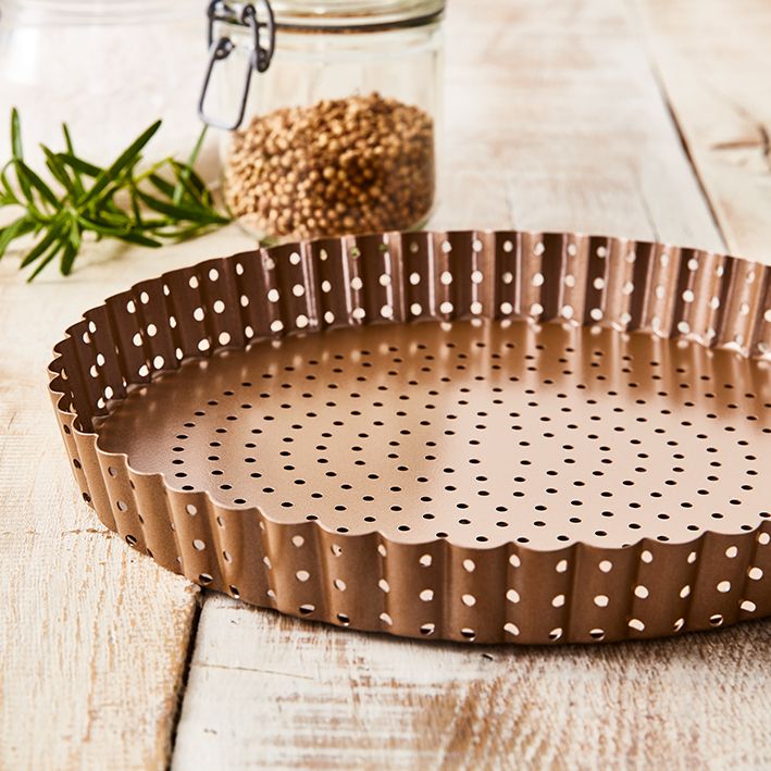 Quiche & Tarteform perforiert 25 cm Ø Laib & Seele