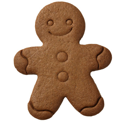 Gingerman mit Innenprägung Ausstecher 12 cm Edelstahl