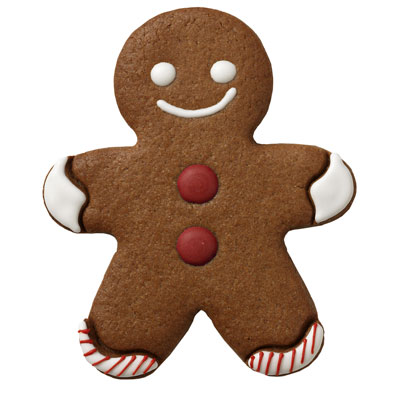 Gingerman mit Innenprägung Ausstecher 12 cm Edelstahl