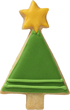 Weihnachtsbaum geometrisch Ausstecher 7,5 cm