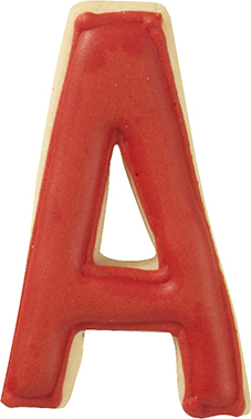 Buchstabe A Ausstecher 6 cm, Edelstahl