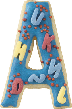 Buchstabe A Ausstecher 6 cm, Edelstahl