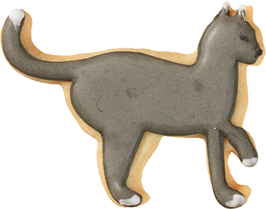 Katze tapsend Ausstecher 6,5 cm