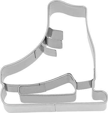 Schlittschuh Ausstecher mit Innenpr&auml;gung 6 cm