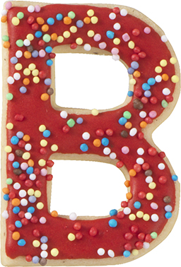 Buchstabe B Ausstecher 6 cm, Edelstahl