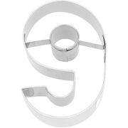 Zahl 9 Ausstecher 6 cm