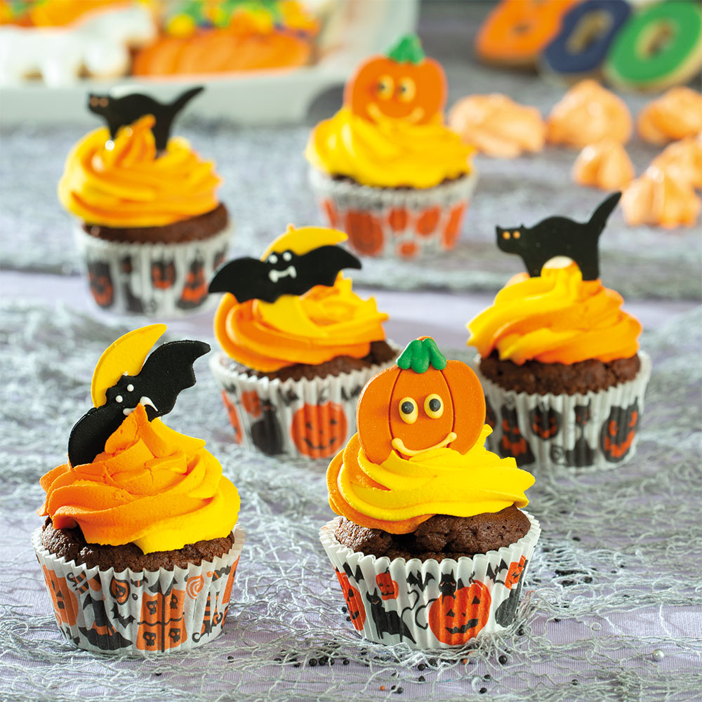 Halloween Muffin-Papierbackform in Standardgröße