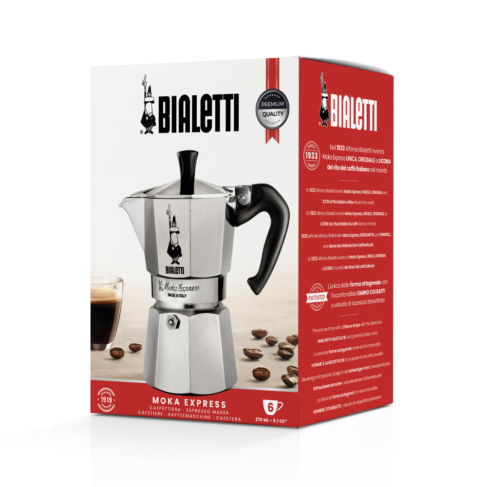 Moka Expess Espressokocher 4 Tassen