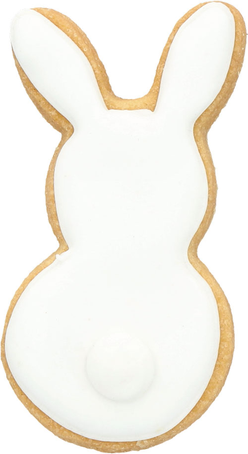 Hase kugelig 7,5 cm Ausstecher Edelstahl