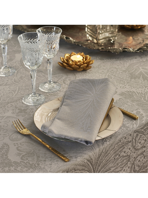 Mille Isaphire beige beschichtete Meterware 180 cm