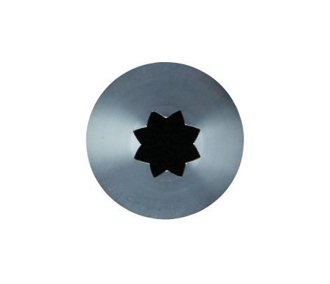 Sterntülle 8-zahnig 9 mm, Edelstahl