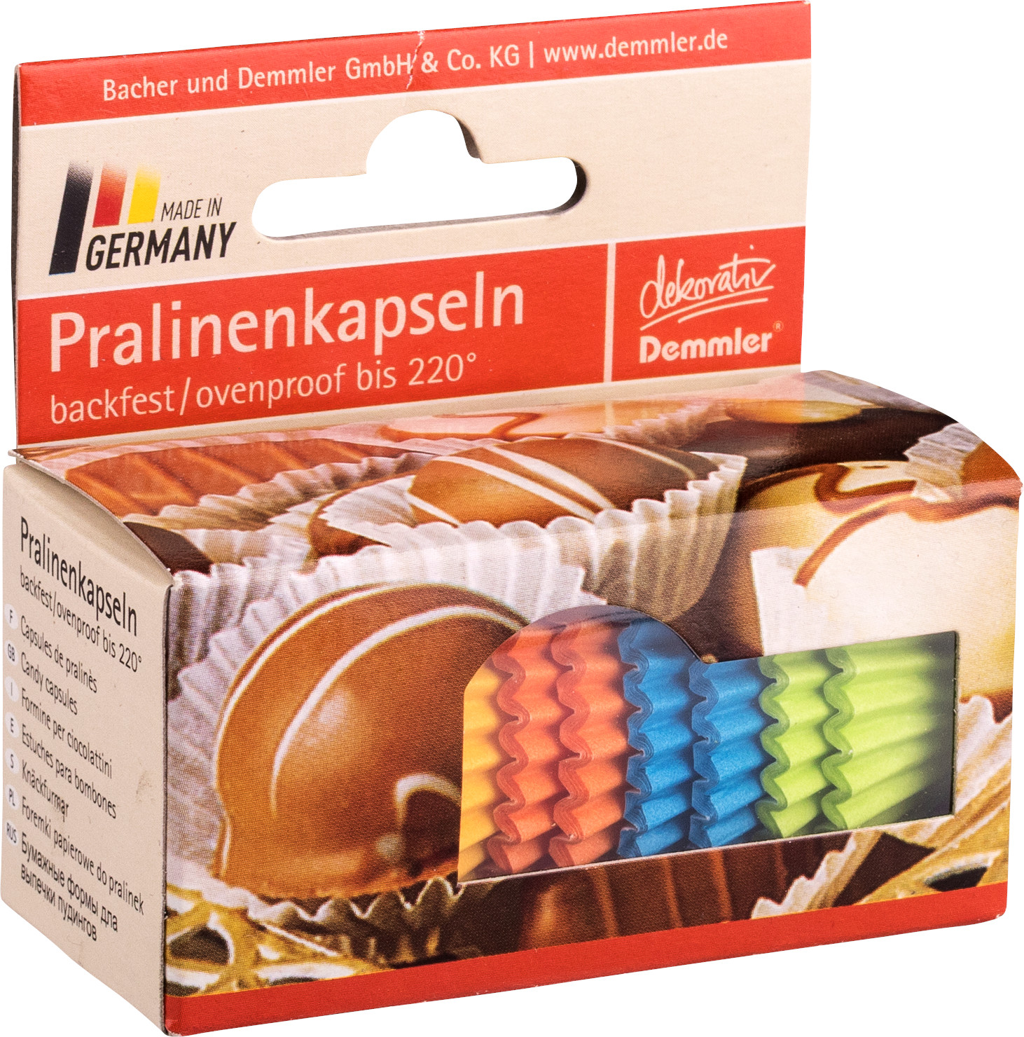 Pralinenkapseln farbig sortiert 150 Stück