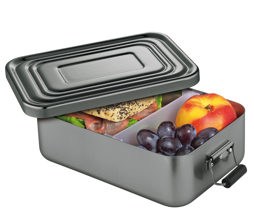 Lunch Box klein, Alu anthrazit