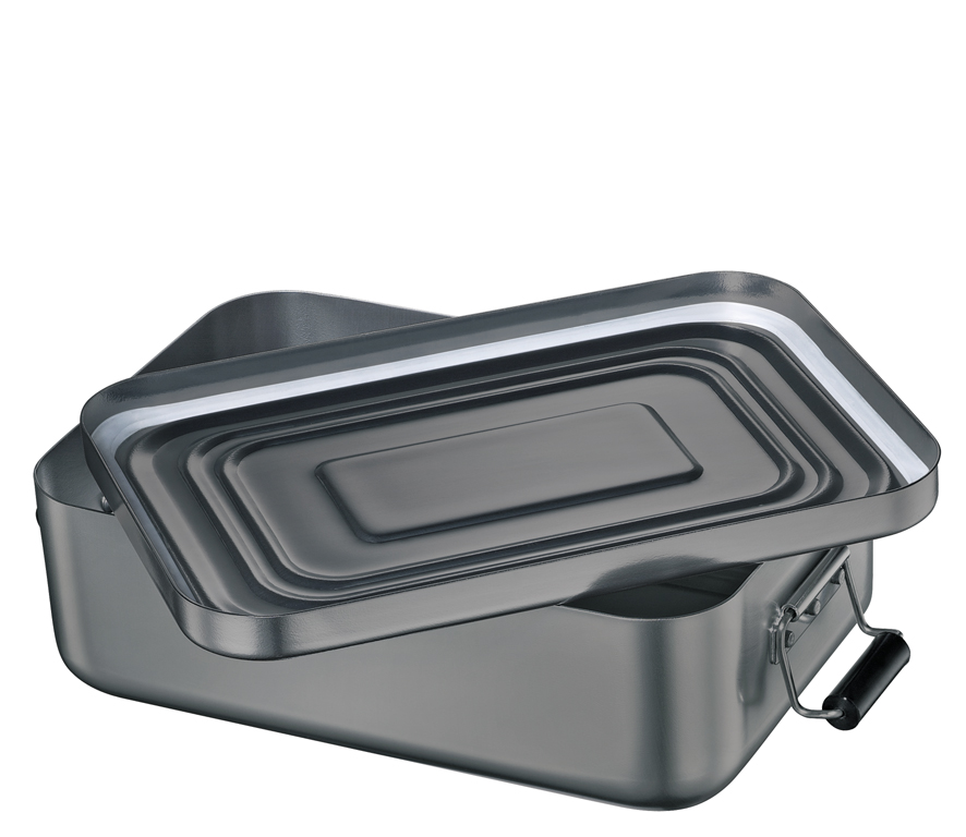 Lunch Box klein, Alu anthrazit