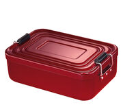 Lunch Box klein, Alu rot