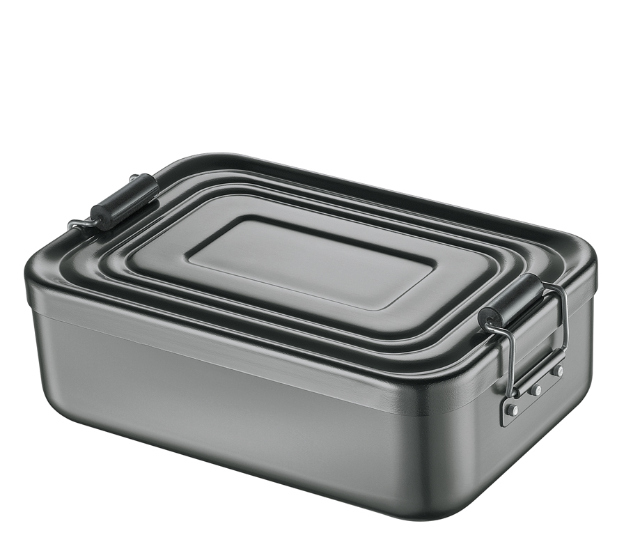 Lunch Box groß, Alu anthrazit