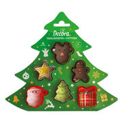 Weihnachten Mini-Ausstecher Set 6-teilig