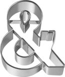 &-Zeichen Ausstecher 6 cm