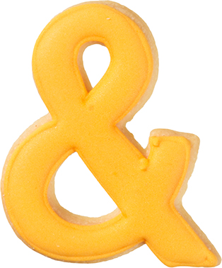 &-Zeichen Ausstecher 6 cm