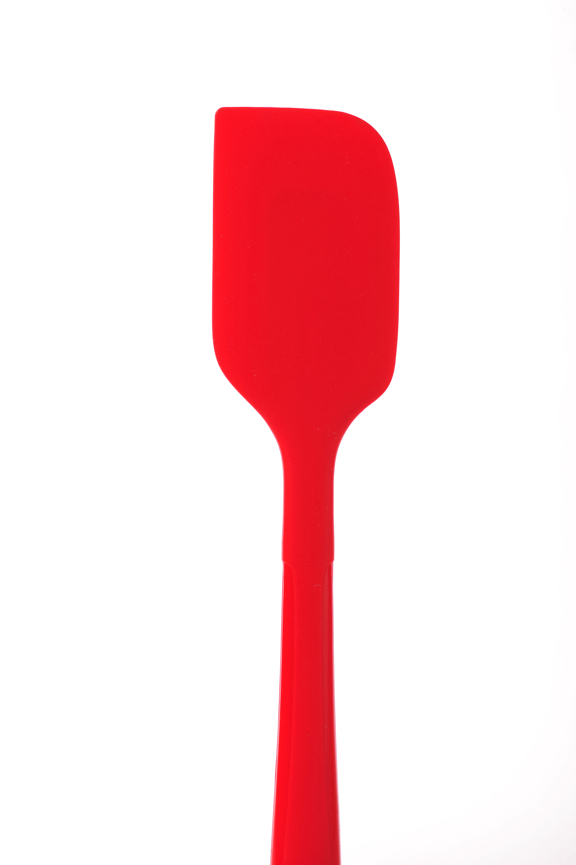 Teigschaber Silikon breit, rot