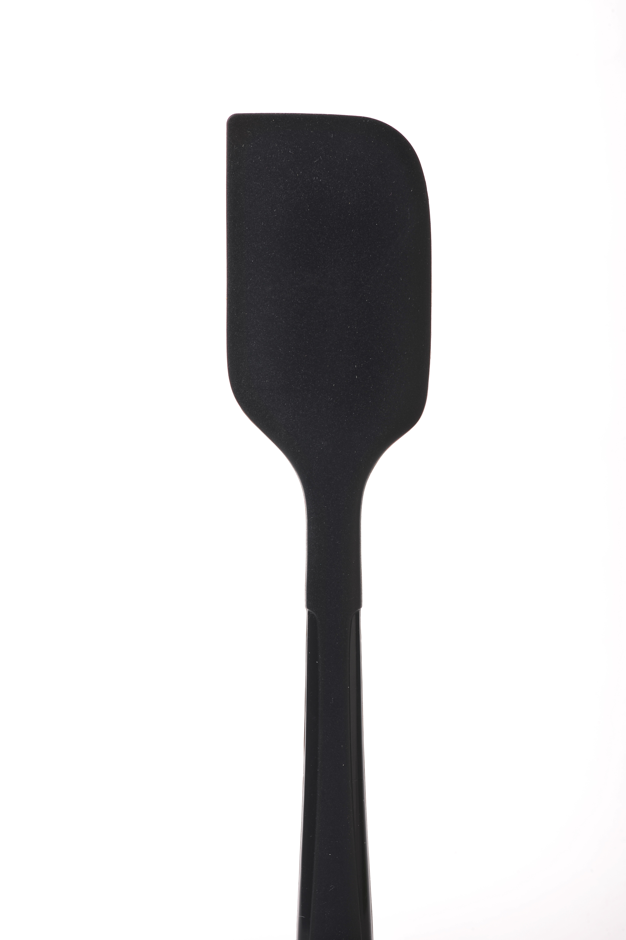 Teigschaber Silikon breit, anthrazit