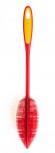 Flaschenbürste Silikon rot
