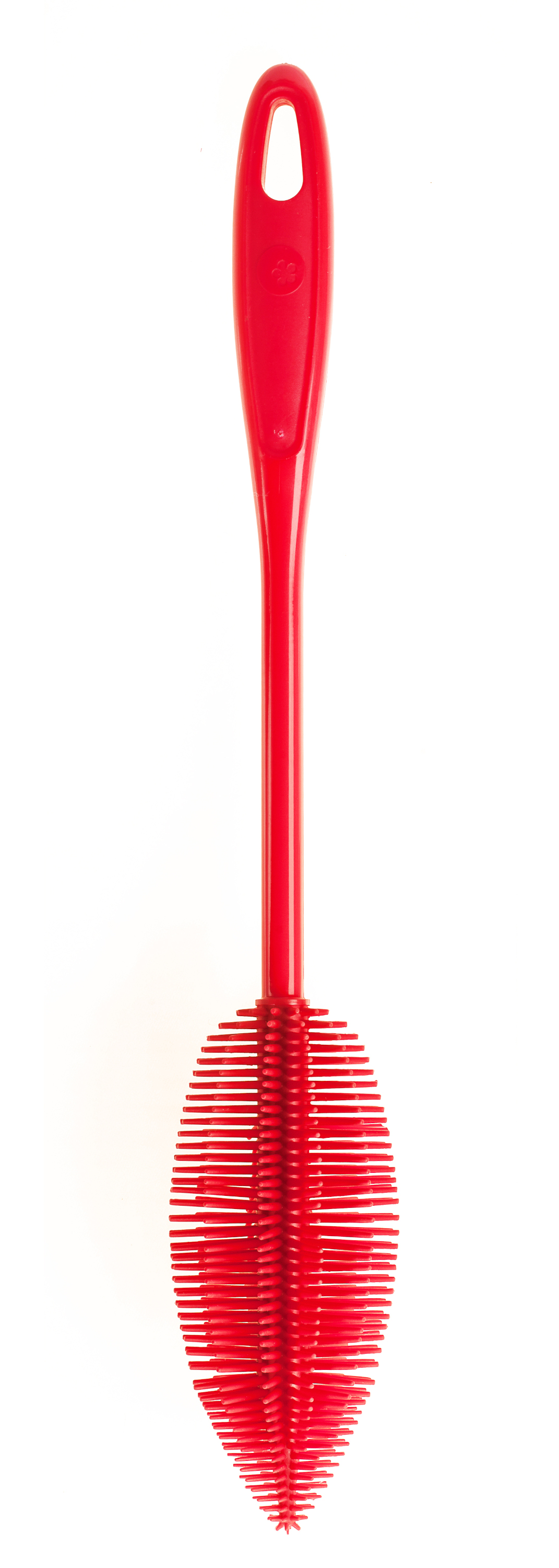 Flaschenbürste Silikon rot