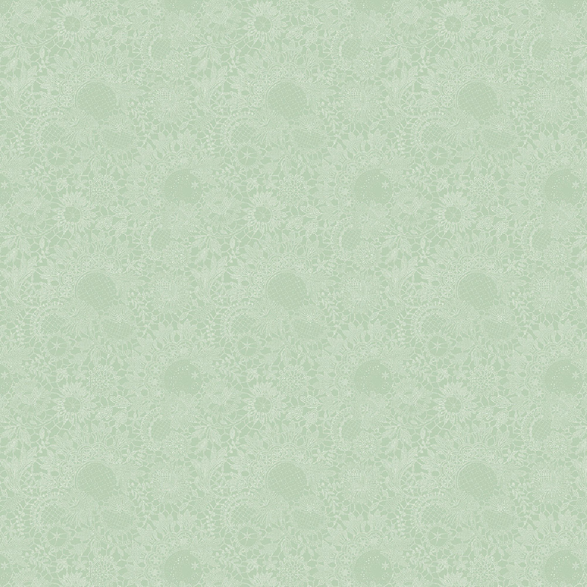 Mille Guipures Jade beschichtete Meterware