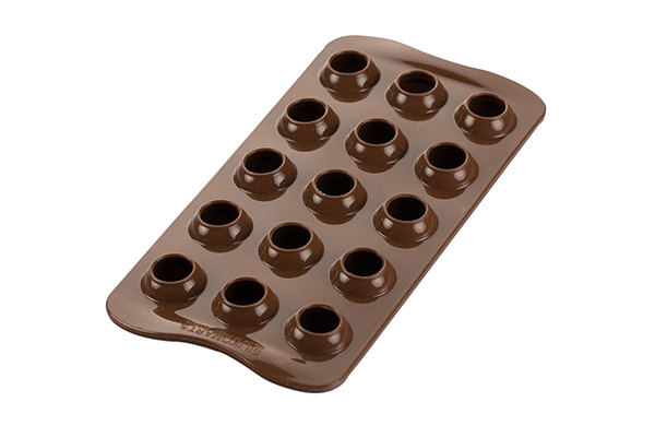 Tartufino 3D-Schokoform Silikon 15-fach
