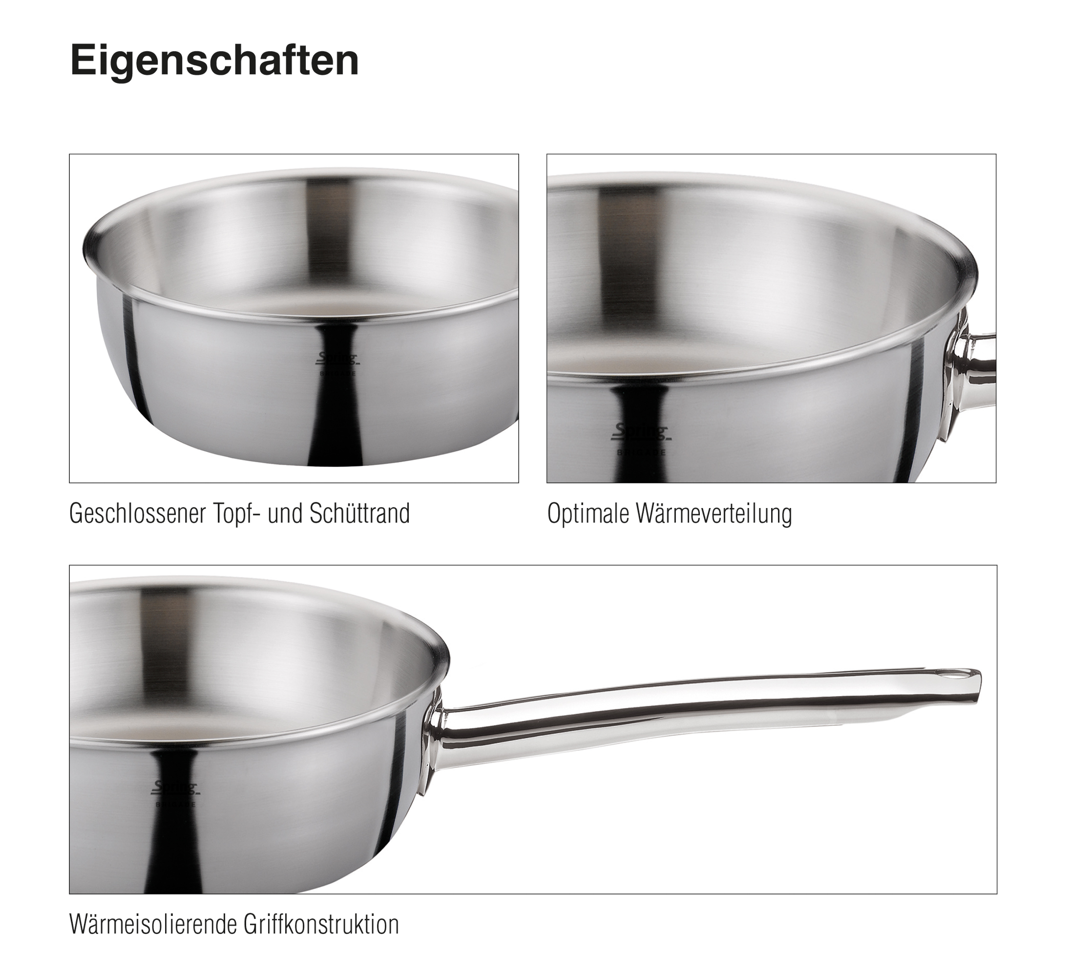 BRIGADE Sauteuse 20 cm &Oslash;