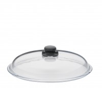 Glasdeckel mit Entlüftung 32 cm Ø