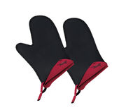 Handschuhe kurz Spring Grips schwarz/rot, 1 Paar