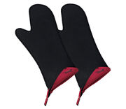 Handschuhe lang Spring Grips schwarz/rot, 1 Paar
