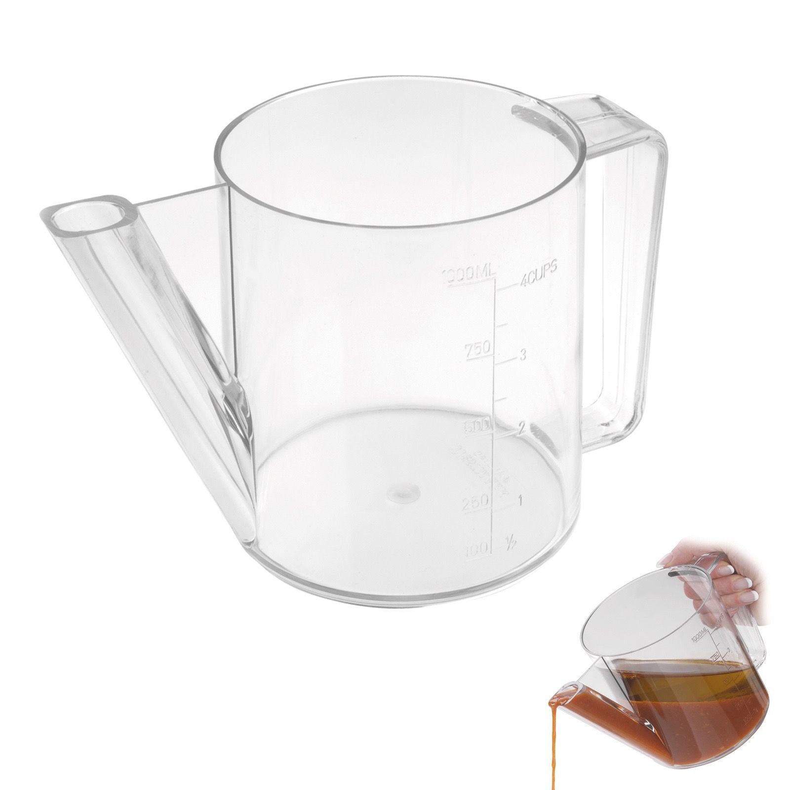 Fett-Trennkanne 1 Liter, Kunststoff
