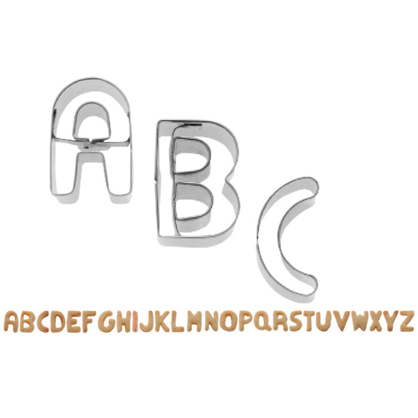 Buchstaben Ausstecher A-Z, 2,5 cm