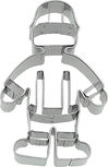 Feuerwehrmann Ausstecher mit Innenpr&auml;gung 8 cm