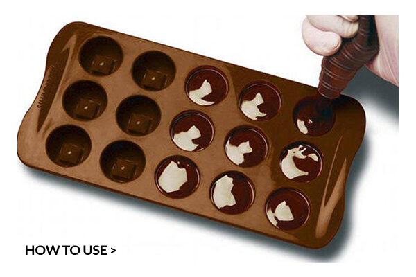 Choco Winter Schokoladenform 15-fach Silikon